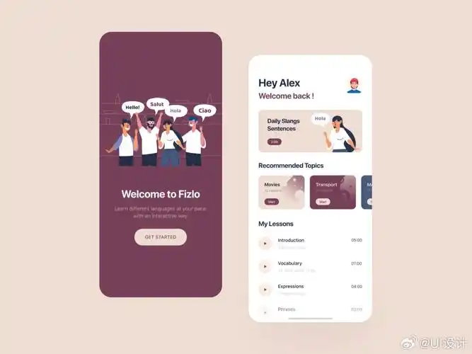 直观易用语言学习类app设计|app设计|易用|语言_新浪新闻