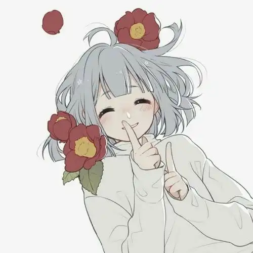 动漫女头头像简约短发小清新