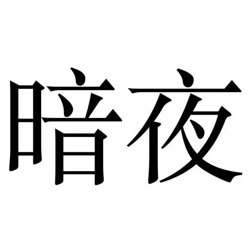 暗夜 商标公告