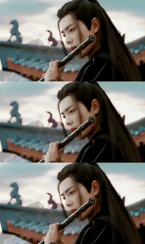 肖战陈情令#不夜天的羡羡 真的好心疼肖战魏无羡吹笛子也能颠倒稚生