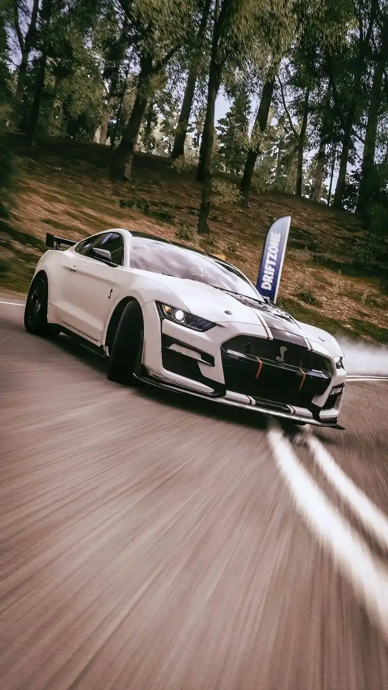 野马谢尔比gt500 #壁纸 不要跟我讲什么操控,排量决定 - 抖音