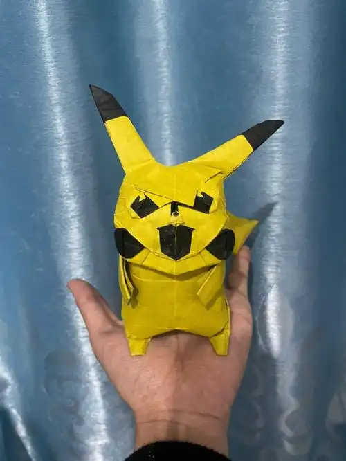 设计:维斯达 #艺术  #手工  #折纸  #皮卡丘  #神奇宝贝  #宠物小精灵