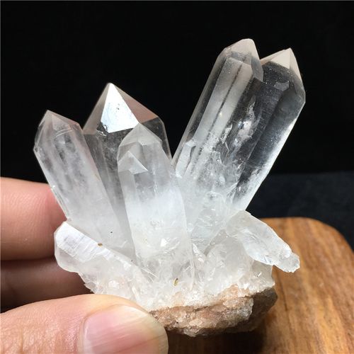 纯天然白水晶晶簇原石原矿标本奇石消磁家居办公室摆放件鱼缸装饰