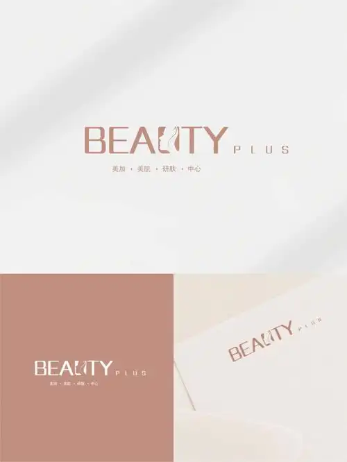 beauty_logo设计英文字母设计logo不仅是要传达行业属性是所属行业的