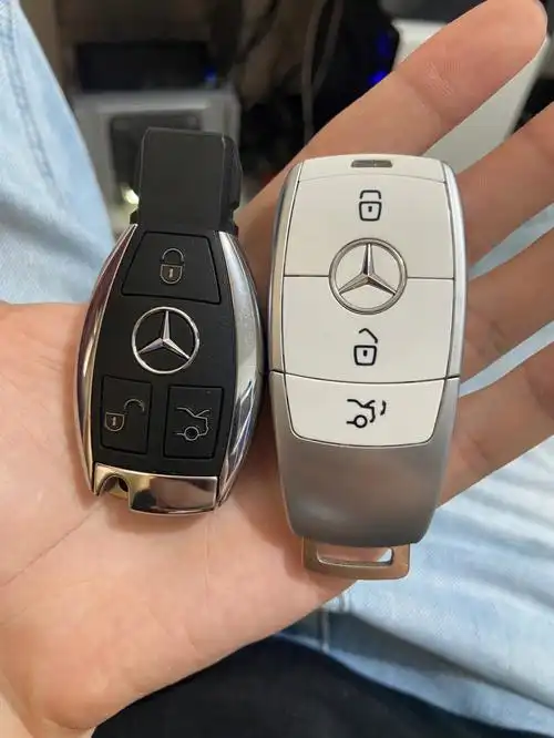 奔驰钥匙改装新款白色钥匙这款性价比很高