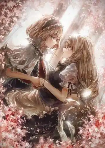 并蒂双生二次元动漫美图