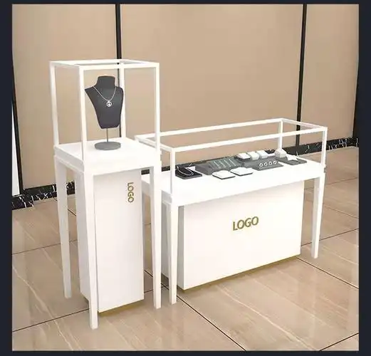 不锈钢珠宝首饰展示柜透明玻璃展柜手表玉器古玩陈列品柜台 定制120*