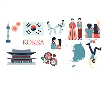 韩国文化素材-韩国文化元素图片下载-觅知网