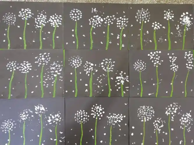 美术————棉签点画