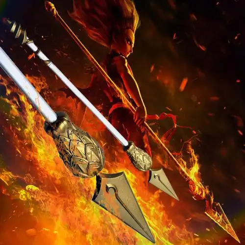 西游记 哪咤之魔童降世cosplay道具小号哪咤火尖枪武器 动漫模型