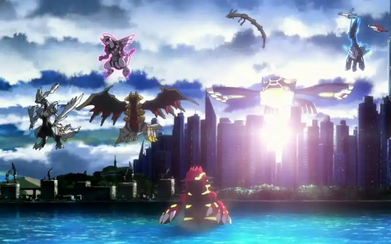 【精灵宝可梦/燃向/神战】前方高燃!mega!裂空座!众神兽混战!