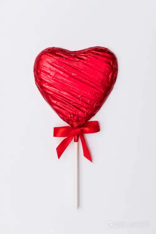 心形糖果棒棒糖情人节礼物纯白色b