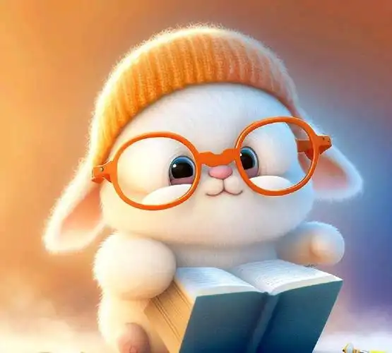 爱学习的呆萌兔子