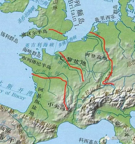 西欧河流【其他】:伏尔塔瓦河是易北河的支流.【平原】:波德平原.