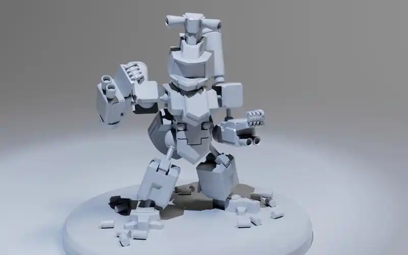 maya机甲白模模型制作,基础建模教学,maya基础操作教学.