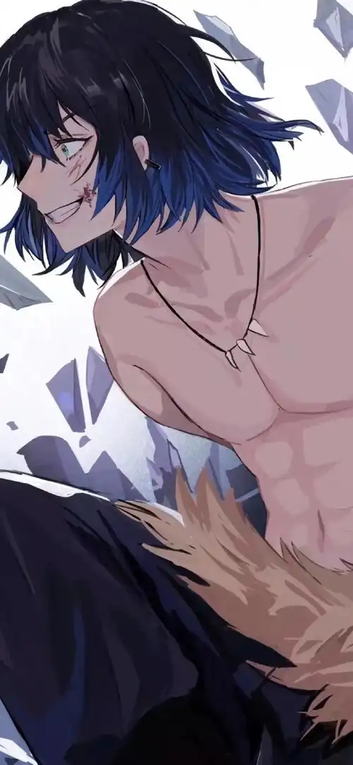 鬼灭之刃嘴平伊之助高清手机壁纸