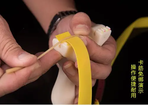 聚碳光纤四连瞄弹弓装皮筋方法和瞄点说明