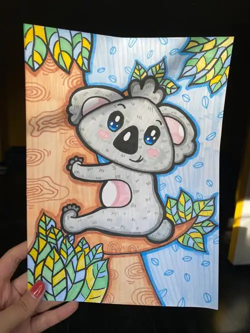 超简单的马克笔画效果超好