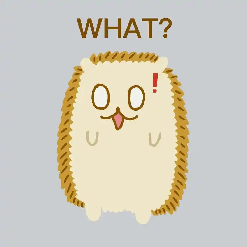 受到惊吓的小刺猬.小刺猬听到了什么噩耗?#漫画 #表情包 # - 抖音