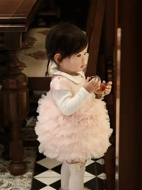 女宝宝生日周岁礼服女童韩版 - 童装/婴儿装/亲子装价格188元 - 导刊