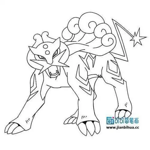 简笔画神奇宝贝简笔画图鉴固拉多简笔画神奇宝贝简笔画神奇宝贝固拉多