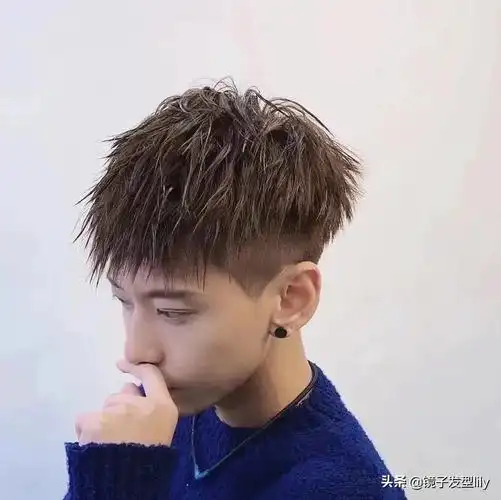 男生烫发发型图片(扫一扫自己脸型配发型)