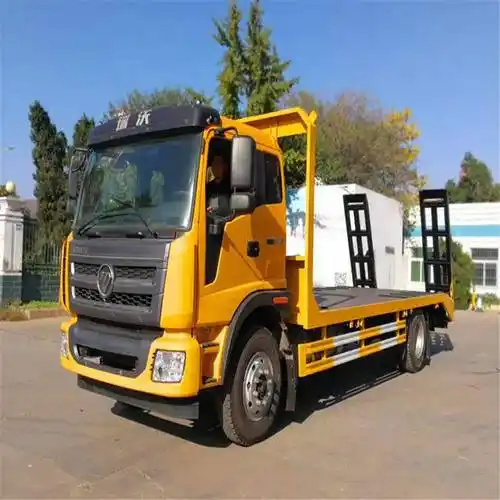 挖机拖车厂家 平板运输车 平板拖车 各种型号