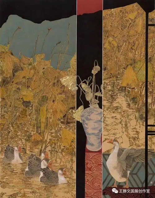 王静文国展创作室 "第十一届全国工笔画作品展复评作品赏析