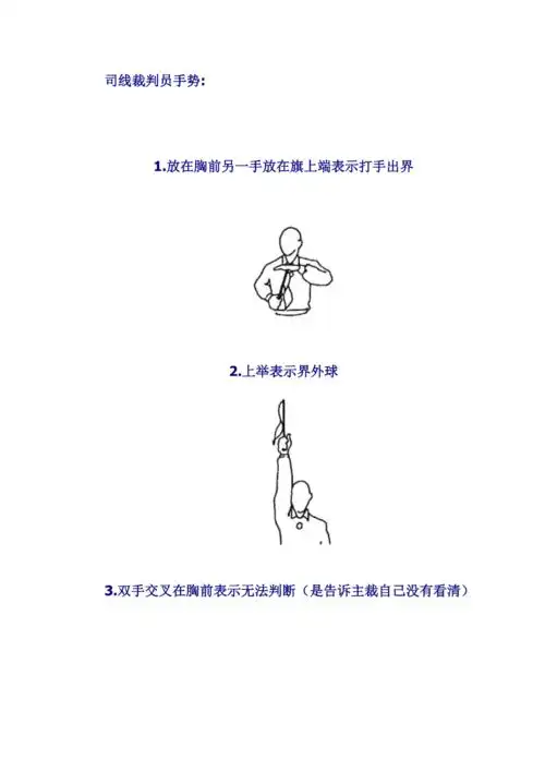 排球比赛手势doc