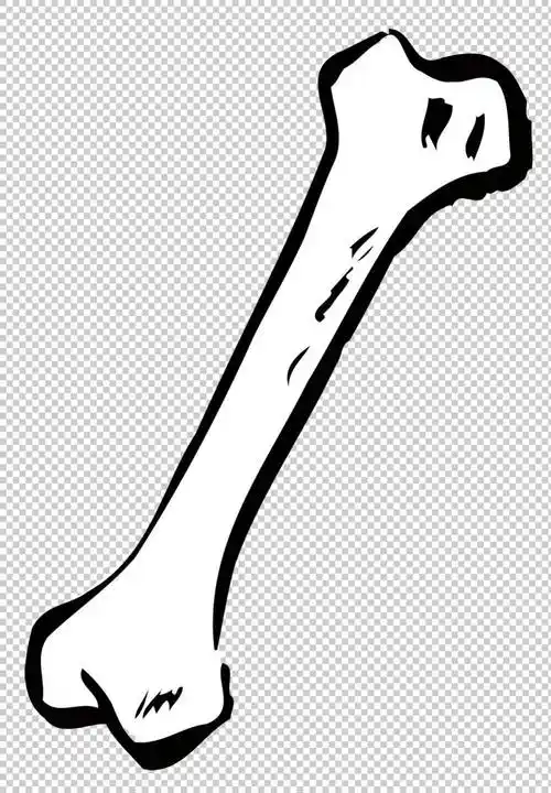 画骨头简笔画简笔画手绘线稿人体骨骼计算机文件你好骨骼怪物png剪