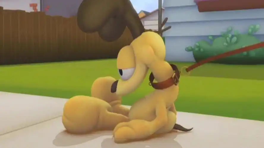 加菲猫跟欧弟互换了灵魂,就连他最爱的千层面都吃不到了?