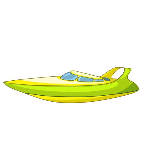 卡通快艇图片大全