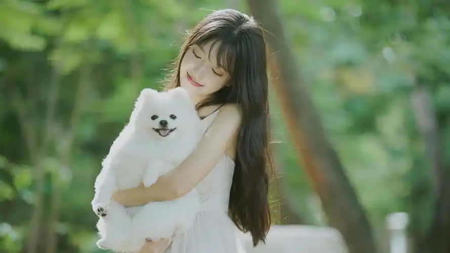 小清新森系美女写真高清壁纸