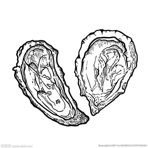 手绘生蚝设计图__广告设计_广告设计_设计图库_昵图网nipic.com
