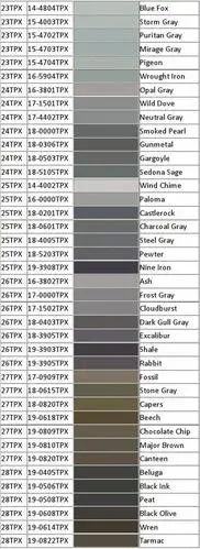 pantone(潘通色卡)tpx_tcx色号颜色查询