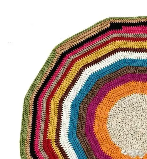 钩织地垫 附图解