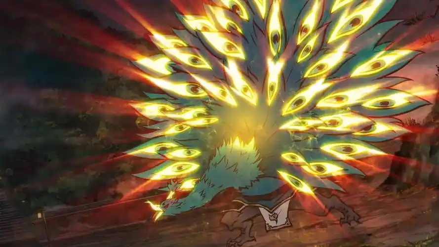 雾山五行嗔兽孔雀桌面壁纸