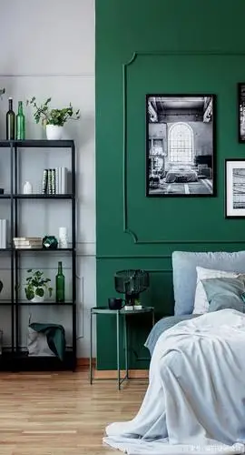 墙面拼接色装饰效果图