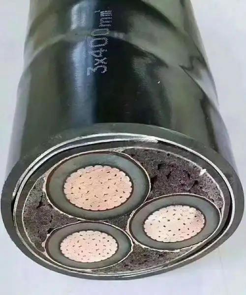 10kv高压铝芯铠装电缆线yjlv223芯507095150240300平方国标8715kv3x95