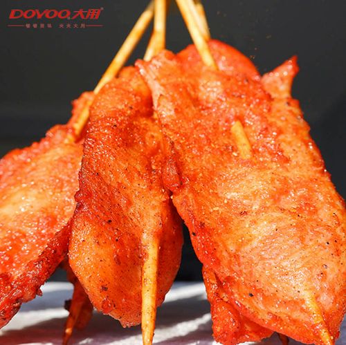 里脊肉串手抓饼炸串新鲜冷冻油炸小吃半成品烧烤鸡肉丸