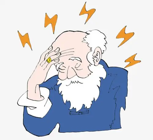 秃头白胡子老人