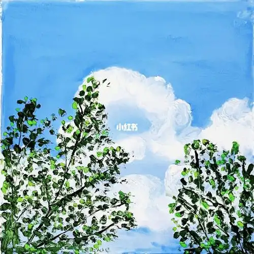 油画棒作品:四季之夏