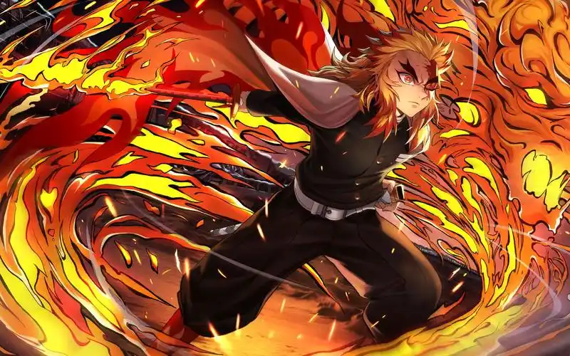 【鬼灭之刃】炎柱vs上弦三,炼狱之火永不熄灭!