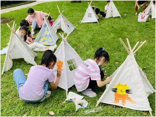 帐篷彩绘,扇子彩绘,创意集市……6月3日,"萌趣童心,欢乐童享——户外