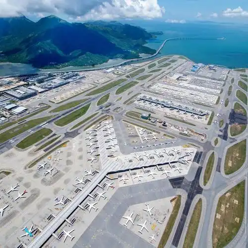 hkia停机坪的特殊鸟瞰图_中国香港_新闻_华人头条