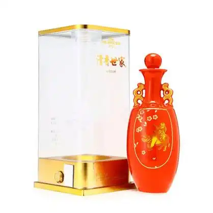 汾酒杏花村红瓷清香世家53度475ml清香型白酒6瓶