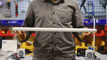 自制小实验:平衡金箍棒