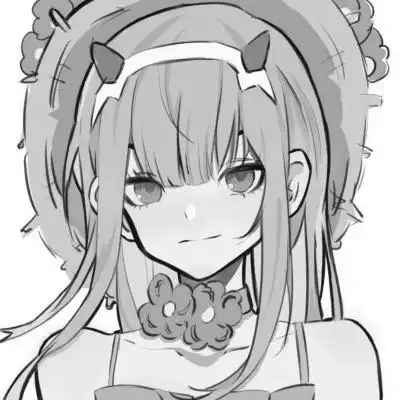 女头像黑白动漫