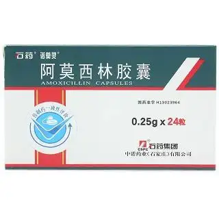 石药阿莫西林胶囊图片(0.25g*12粒*2板)-亮健好药网