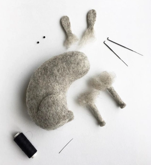 超可爱的羊毛毡,呆萌画风太治愈了!